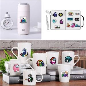Among Us Stickers Big 50 Pcs Graffiti Anime Waterproof Adult Stickers